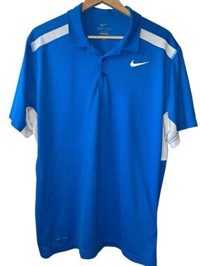 Nike Dri-Fit Short Sleeve Polo Shirt Men’s XL 100% Polyester
